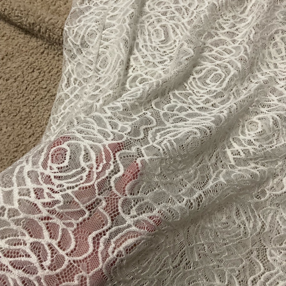 Free People Silk & Lace Skirt - Picture 3 of 5